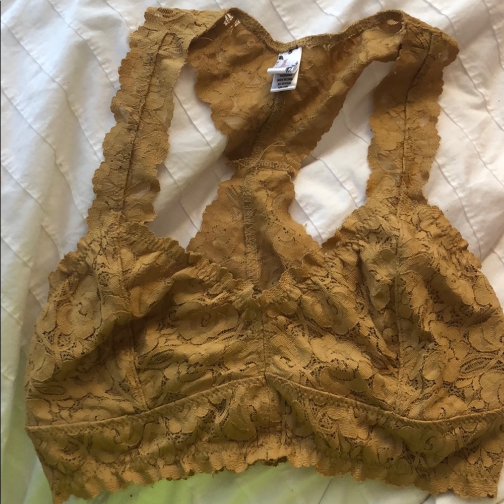 Gold lace Brallett size M also fits L